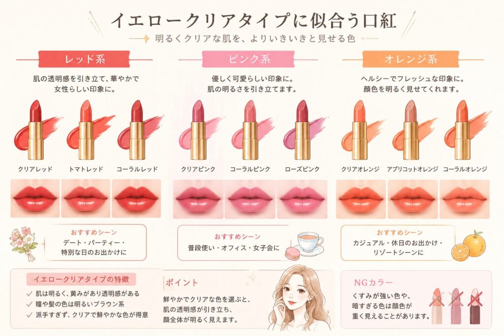 口紅確認用 これさえ分かれば大丈夫！口紅の色の選び方はイエベブルベが鍵